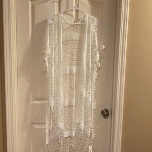 White. Ruggine kimono